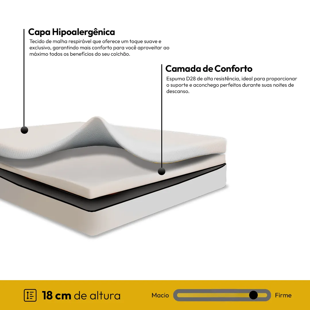 Colchão na Caixa Smart Comfort