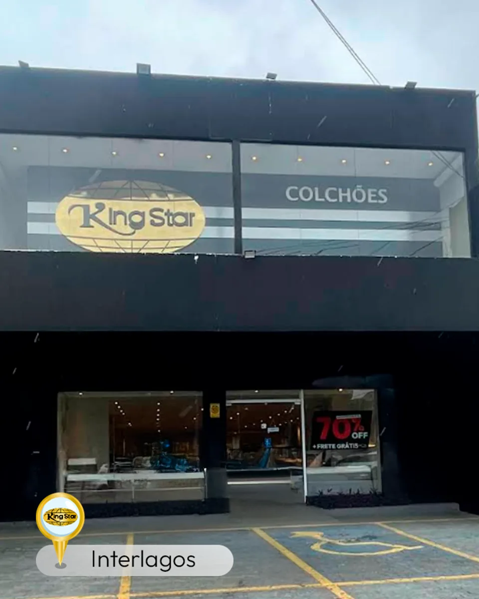 Fachada da loja King Star Colchões Interlagos 1