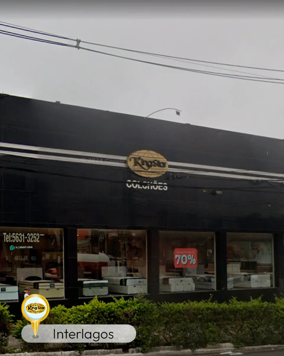 Fachada da loja King Star Colchões Interlagos 2