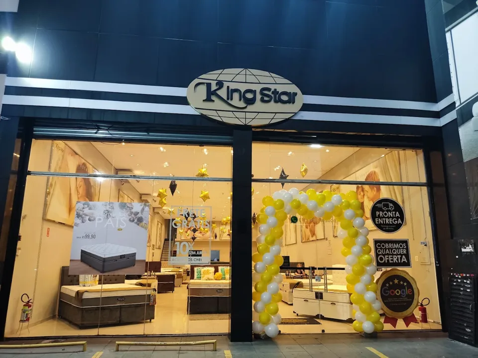 Fachada da loja King Star Colchões Osasco