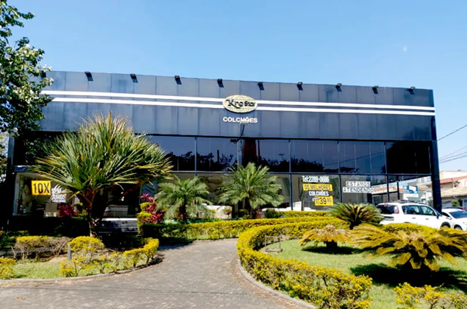 Fachada da loja King Star Colchões Penha