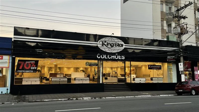 Fachada da loja King Star Colchões São Bernardo
